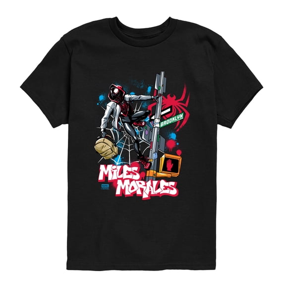 Spider-Man - Miles Morales Short Sleeve Graphic T-Shirt