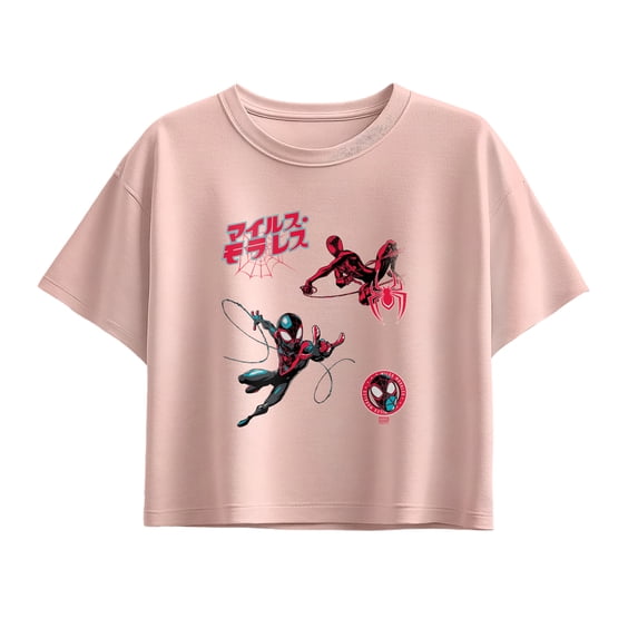 Spider-Man - Miles Morales Short Sleeve Boxy Graphic T-Shirt