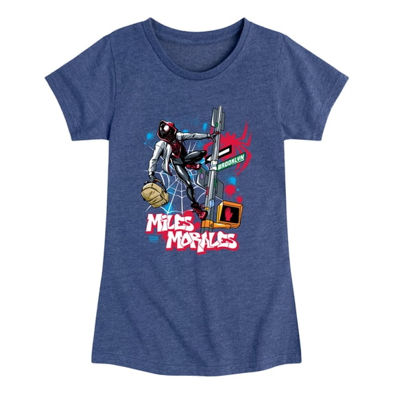 Spider-Man - Miles Morales Fitted Short Sleeve Graphic T-Shirt