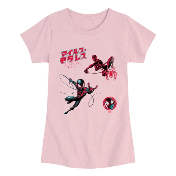 Spider-Man - Miles Morales Fitted Short Sleeve Graphic T-Shirt