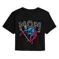 thumbnail image 1 of Spider-Man - Mom Cropped Graphic T-Shirt, 1 of 4