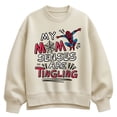thumbnail image 1 of Spider-Man - Mom Senses Tingling Oversized Fleece Crew Sweatshirt, 1 of 3