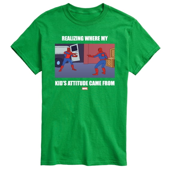 Spider-Man - My Kids Attitude - Men's Short Sleeve Graphic T-Shirt
