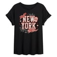 thumbnail image 1 of Spider-Man - NYC Miles Faux Patches - Juniors Oversized Graphic T-Shirt, 1 of 4