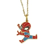 Spider-Man Necklace Superhero Cartoon Pendant