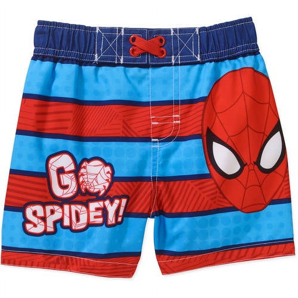 SpiderMan Newborn Baby Boy Swim Trunks
