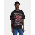 thumbnail image 1 of Spider-Man Men’s Oversized Front and Back Graphic T-Shirt with Short Sleeves, Sizes S-3XL, 1 of 5