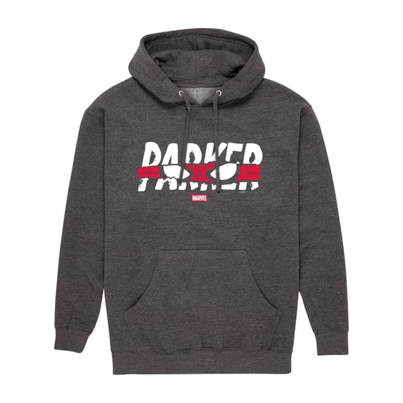 Spider-Man - Parker Peek Through Graphic Fleece Pullover Hoodie