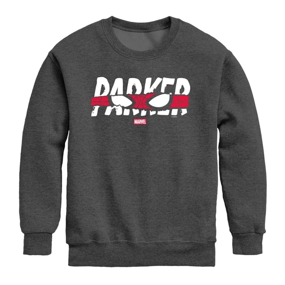 Spider-Man - Parker Tear - Youth Boys Crew Fleece Sweatshirt