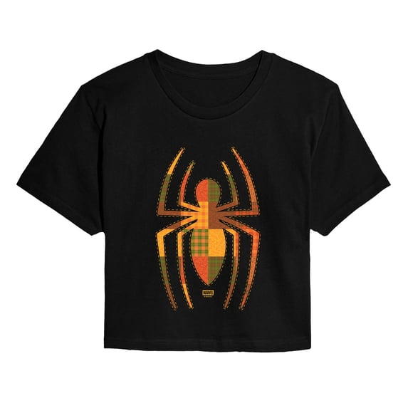 Spider-Man - Patchwork Women's Cropped Graphic T-Shirt