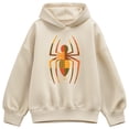 thumbnail image 1 of Spider-Man - Patchwork Oversized Fleece Hoodie Sweatshirt, 1 of 3