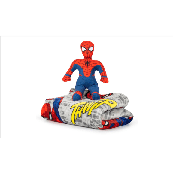 Spider-Man Pillow and Throw Blanket