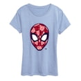 thumbnail image 1 of Spider-Man - Plaid & Snowflake Pattern Short Sleeve Graphic T-Shirt, 1 of 3
