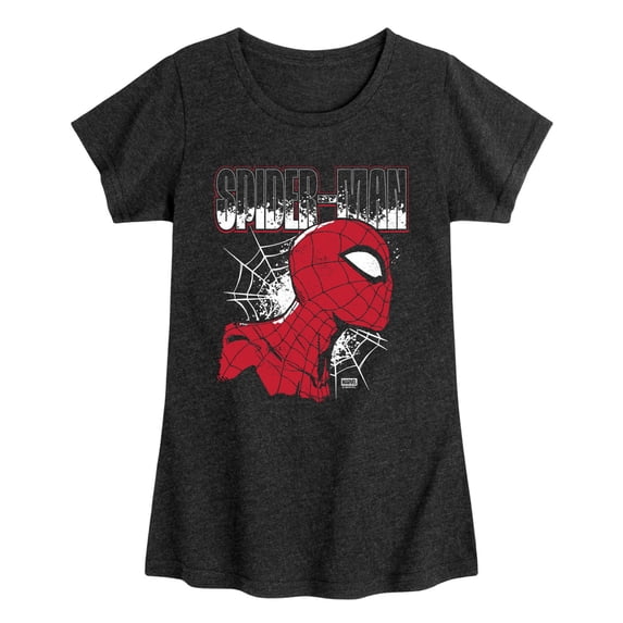 Spider-Man - Portrait - Youth Girls Fitted Short Sleeve T-Shirt