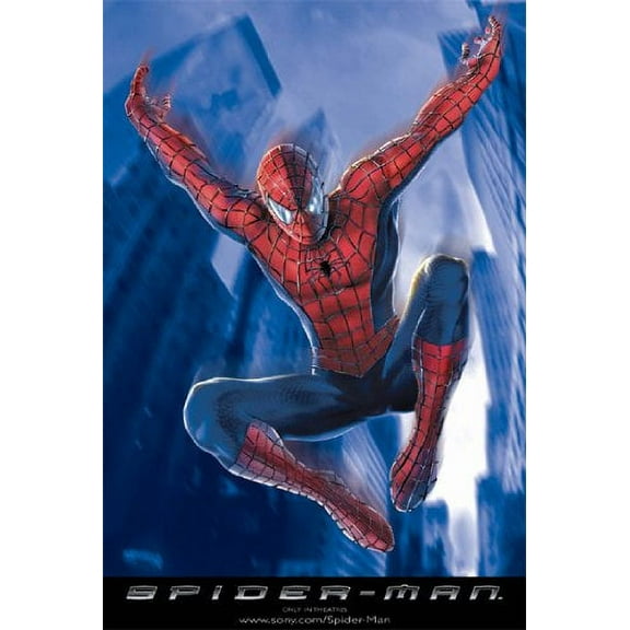 Spider-Man Poster Jumping Spiderman New 24x36