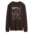 thumbnail image 1 of Spider-Man - Queens Subway - Men's Long Sleeve Graphic T-Shirt, 1 of 3