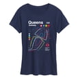 thumbnail image 1 of Spider-Man - Queens Subway - Women's Short Sleeve Graphic T-Shirt, 1 of 4