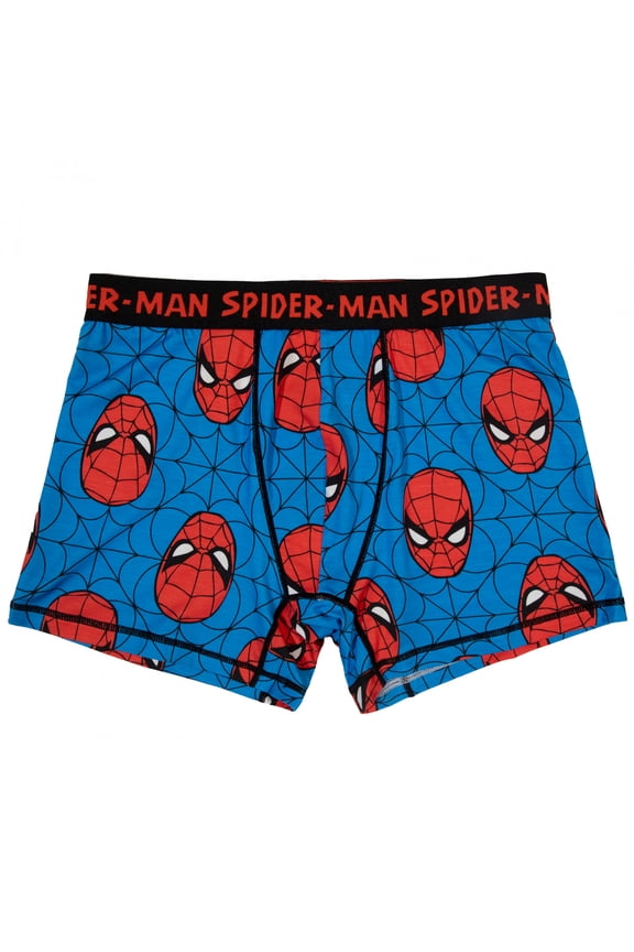 Repeating Mask Pattern Boxer Briefs-Medium (32-34)