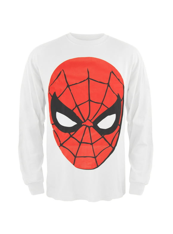 Spider-Man - Round Face Long Sleeve T-Shirt - Large