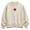 thumbnail image 1 of Spider-Man - Small Heart Oversized Fleece Crew Sweatshirt, 1 of 3