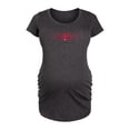 thumbnail image 1 of Spider-Man - Spider And Webs - Women's Maternity Scoop Neck Graphic T-Shirt, 1 of 4