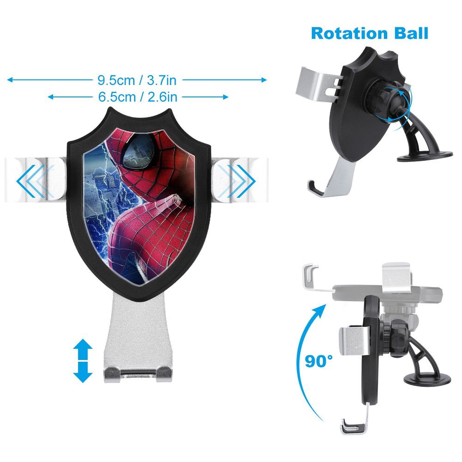 Paladone Spiderman Smartphone Holder - Officially Licensed Marvel Desk Stand, 13cm Tall