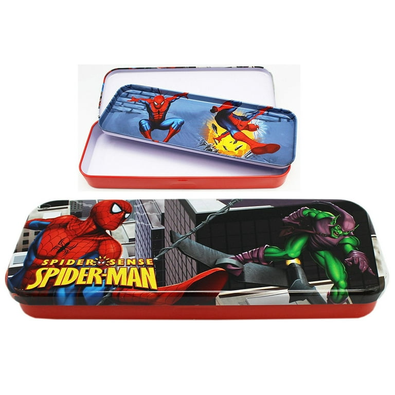 Spider-Man Spider Sense Green Goblin Fight Tin Pencil Box
