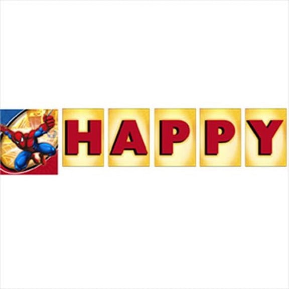 Spider-Man Spider Sense Happy Birthday Banner (1ct)