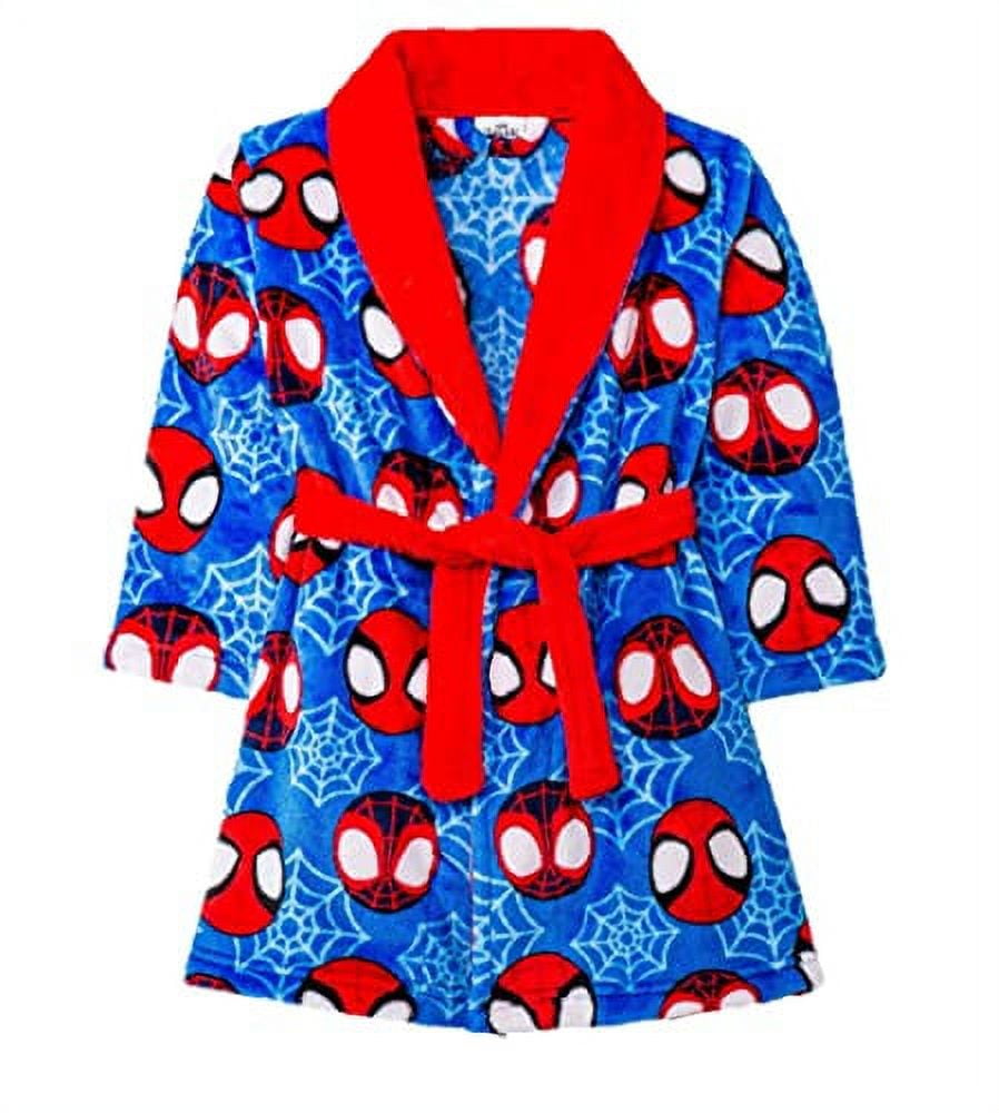 SpiderMan Spiderman  head Toddler Boys Robe, Sizes 2T5T (2t/3t