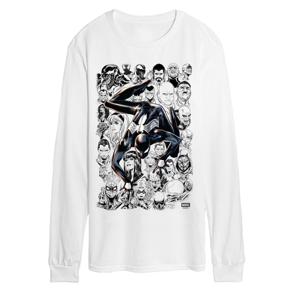 Spider-Man - Spiderman Outline - Men's Long Sleeve Graphic T-Shirt