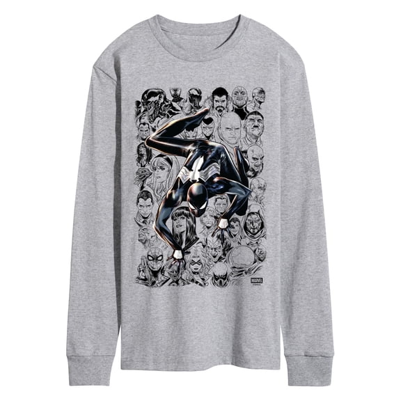 Spider-Man - Spiderman Outline - Men's Long Sleeve Graphic T-Shirt