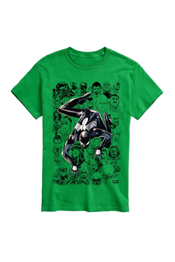 - Spiderman Outline - Men's Short Sleeve Graphic T-Shirt