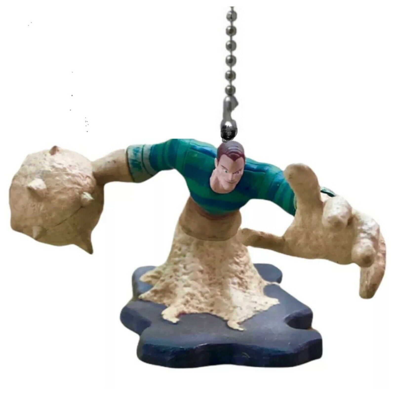 Spider Man Spiderman Sandman Fan Lamp Light Pull Chain Pvc Figure Figurine Gift New