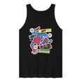 thumbnail image 1 of Spider-Man - Spidey Bright Stickers - Men's Sleeveless Graphic Tank, 1 of 4