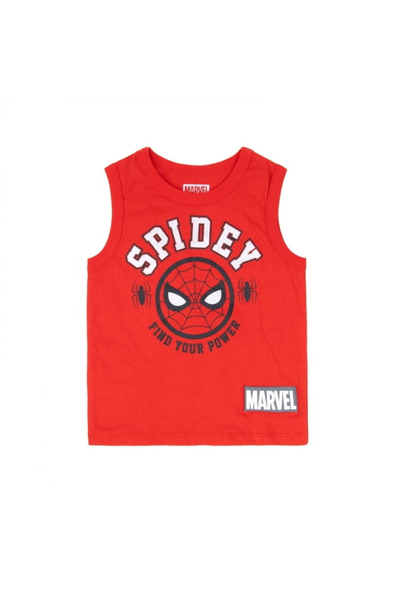 Spidey Find Your Power Toddler Tank Top-Toddler 3T
