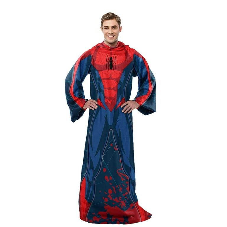 Spider Man Spidey Webs Silk Touch Comfy Wsleeves - Walmart.com