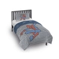 thumbnail image 1 of Marvel Spider-Man Striped 2-Piece Reversible Comforter and Pillowcase Set, Twin/Full, 1 of 9