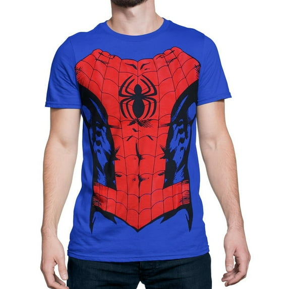 Spider-Man Suit-Up Men's Costume T-Shirt-3XLarge