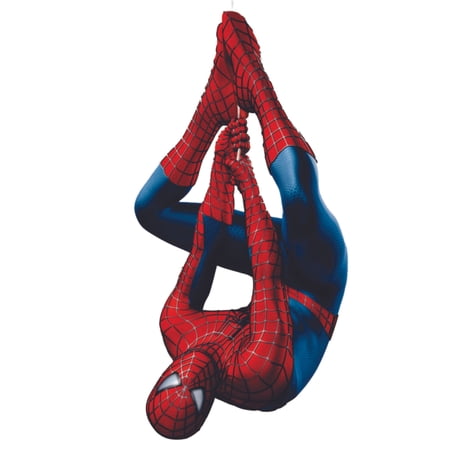Spider Man Superhero Cartoon Character Wall Art Vinyl Decors Sticker Design Decal Girl Boy Kids Room Bedroom Nursery Kindergarten Home Decor Sticker Wall Vinyl Design Decoration Size (10x8 inch)