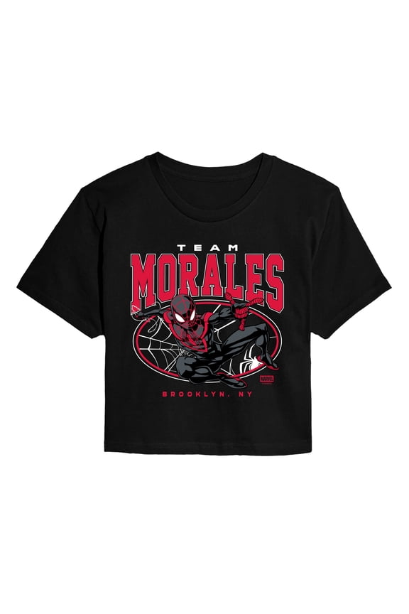 - Team Morales Cropped Graphic T-Shirt