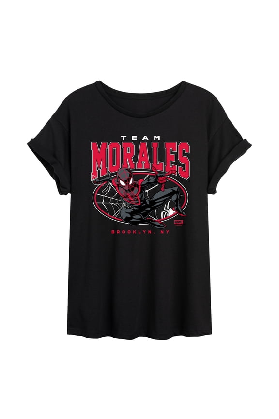 - Team Morales Oversized Graphic T-Shirt
