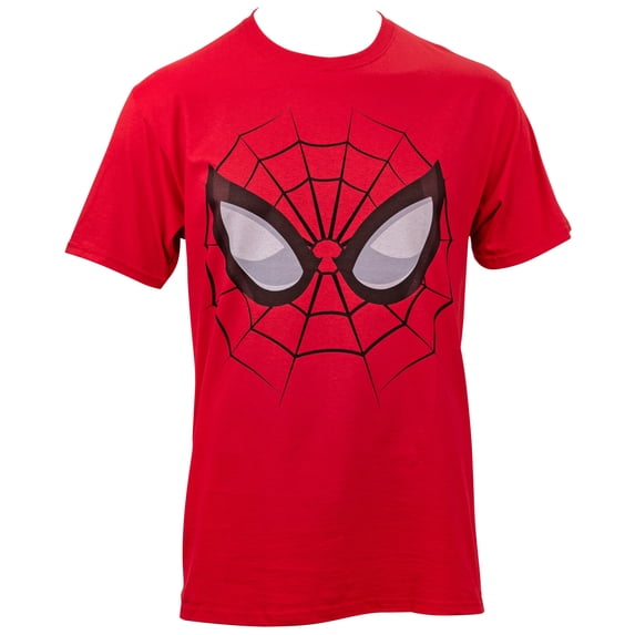 Spider-Man The Amazing Face Mens T-Shirt - Large