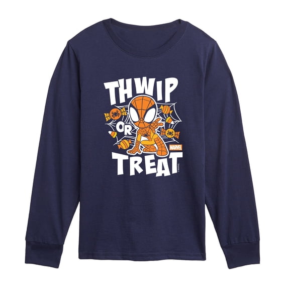 Spider-Man - Thwip Or Treat Toddler Boys' Toddler Long Sleeve Graphic T-Shirt