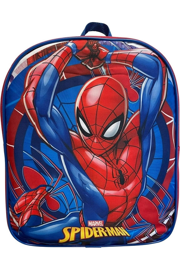 Spider-Man Toddle Boy 12 Inch Mini Backpack Red-Blue