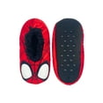 thumbnail image 1 of Spider-Man Toddlers' Fuzzy Babba Slippers Socks, Sizes 3T-4T, 1 of 4