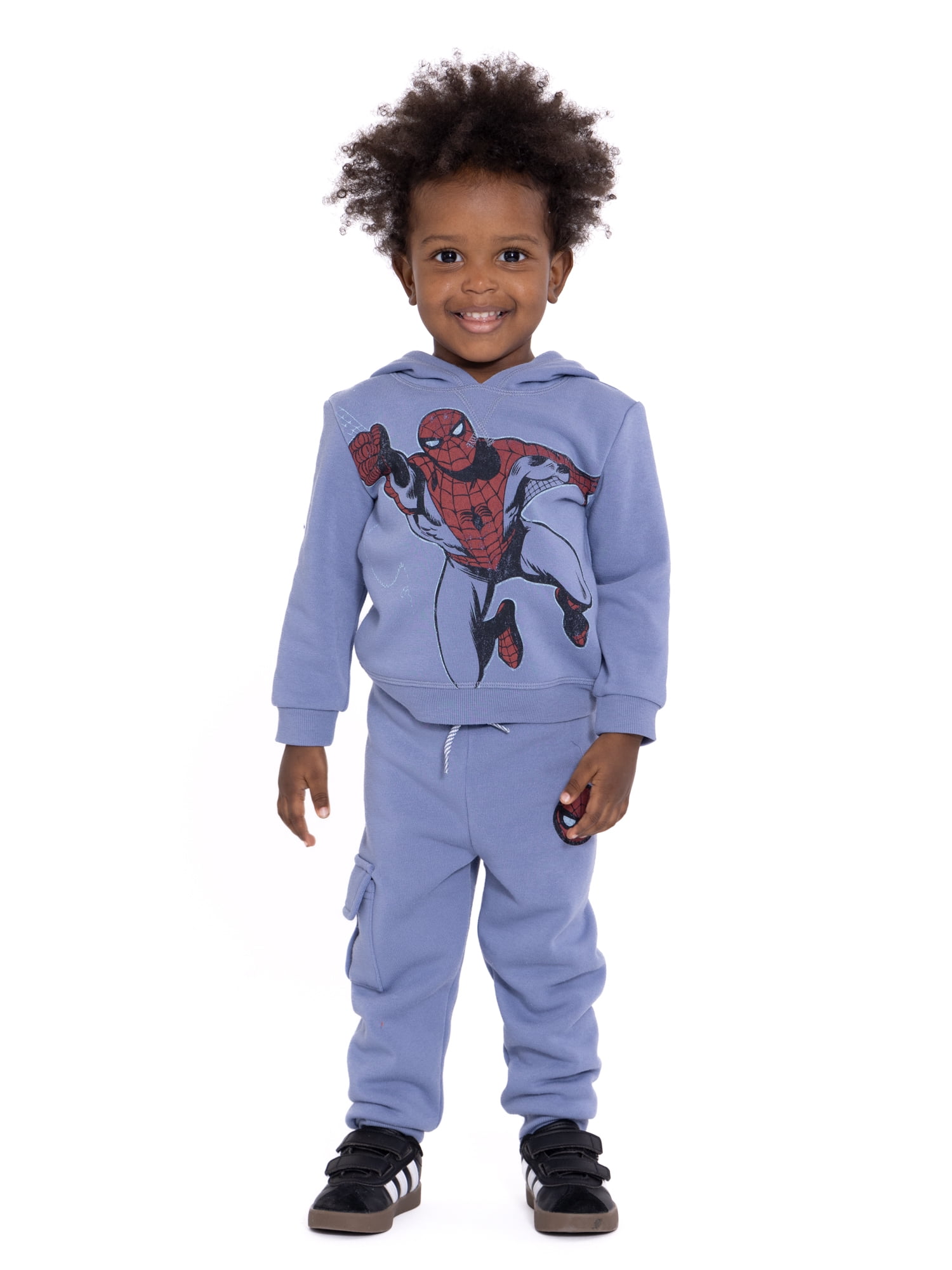 Spider-Man Toddler Boy Hoodie and Joggers Set, Sizes 12M-5T