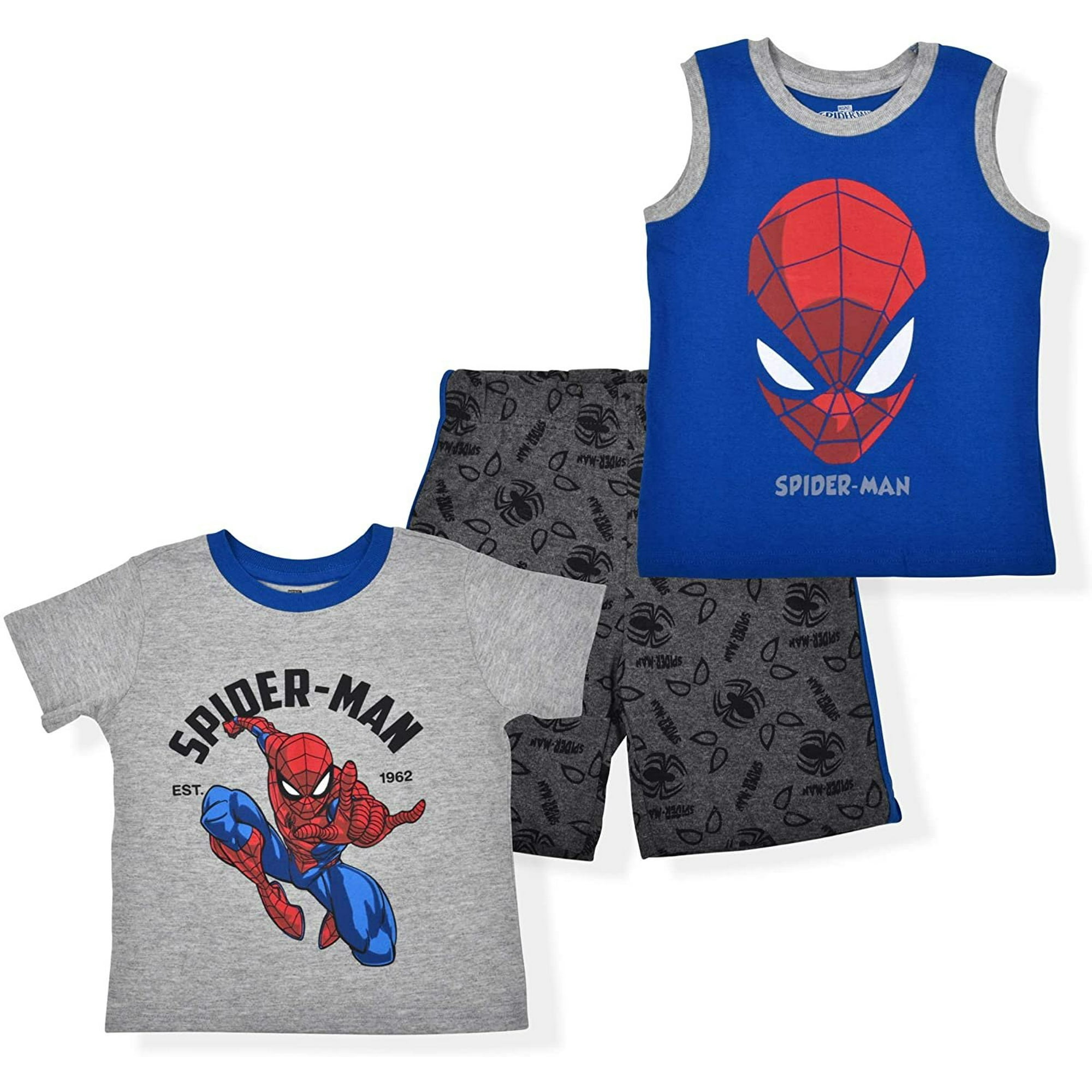 Marvel Avengers Spiderman Basketball Jersey Summer Sleeveless