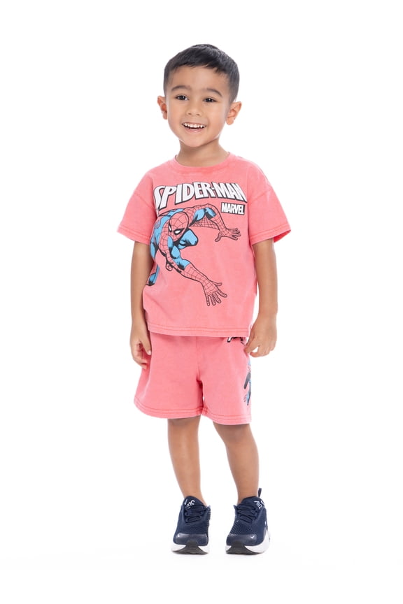 Toddler Boys Graphic Tee and Shorts Set, 2-Piece, Sizes 12M-5T
