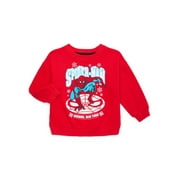 HOT WHEELS Spider-Man Toddler Boys Holiday Crewneck Sweatshirt, Sizes 12M-5T