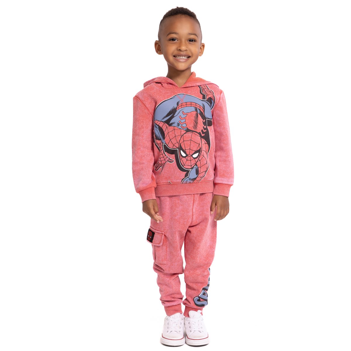 Spider-Man Toddler Boys' Graphic Hoodie and Jogger Pants Set, 2-Piece, Sizes 12M-5T